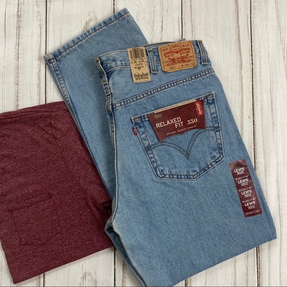 Men’s Levi’s 550 Relaxed Fit Jeans, 38x32 - Picture 7 of 8